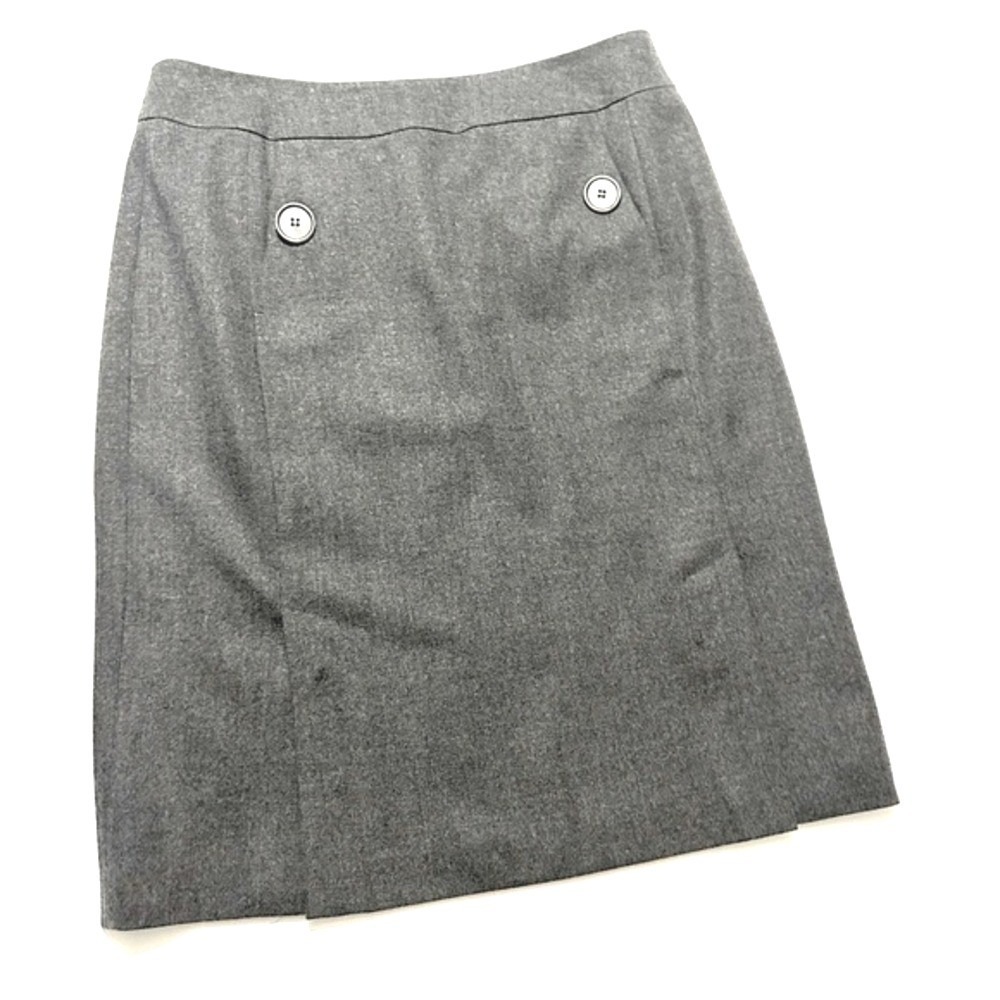 Talots Italian Wool Blend‎ Pencil Skirt Grey Womens 8